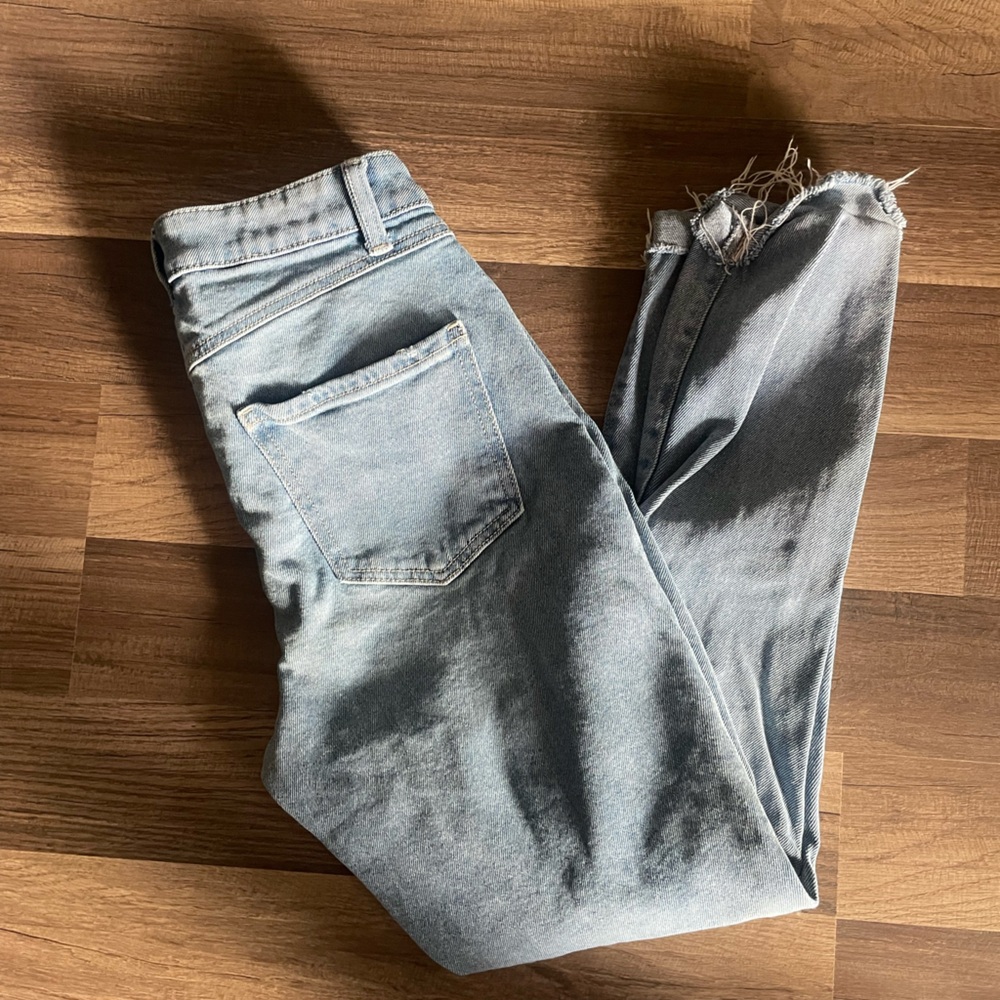 Rewash Light Blue Women's Straight Leg Jeans